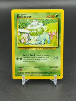 Pokemon Bulbasaur Common Normal Base Set 044/102 - Image 1