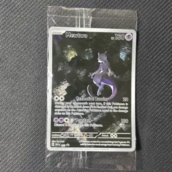 MEWTWO SVP 052 Scarlet Violet 151 Promo Illustration Rare Pokemon Card SEALED - Image 1