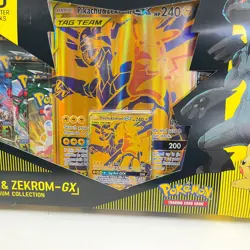 Pokemon Pikachu and Zekrom GX Tag Team Premium Collection Sealed Evolving Skies - Image 5