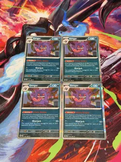 Gengar 050/088 HOLO x4 Playset 4x Pokemon TCG ME03 Perfect Order POR - Image 1