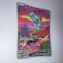 Pokemon Elgyem 120/086 Sv: Black Bolt Illustration Rare Full Art Holo HP 60 - Image 2
