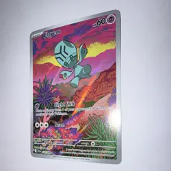 Pokemon Elgyem 120/086 Sv: Black Bolt Illustration Rare Full Art Holo HP 60 - Image 3