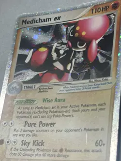 Pokemon TCG Medicham EX 95/106 Emerald Holo Rare 2005 - Image 4