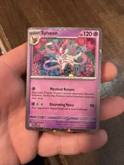 Sylveon Cosmos Holo Promo SVP 172 NM Pokemon - Image 1