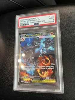 Pokemon Mega Charizard X ex Phantasmal Flames PSA 9 Special Illustration Rare H… - Image 3