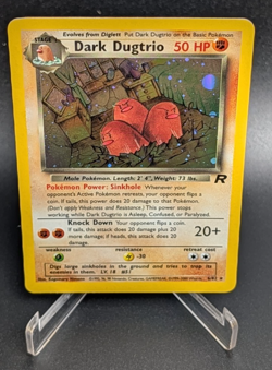 Dark Dugtrio - Team Rocket Unlimited Holo 6/82 - Pokemon TCG (Vintage WoTC) - NM - Image 2