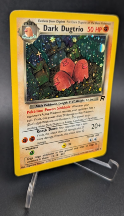Dark Dugtrio - Team Rocket Unlimited Holo 6/82 - Pokemon TCG (Vintage WoTC) - NM - Image 3