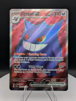 Pokemon TCG: Temporal Forces (193/162): Gengar EX Full Art Ultra Rare (NM) - Image 1