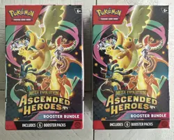 Ascended Heroes Booster Bundle x2 - New Sealed - Pokemon TCG - 6 Packs 🚚 - Image 1