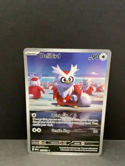 Delibird 152/132 Mega Evolution Illustration Rare Pokemon TCG - Image 1