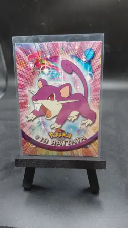 Pokemon - Topps 1999 - #19 Rattata - Non Holo - Blue Logo - Image 1