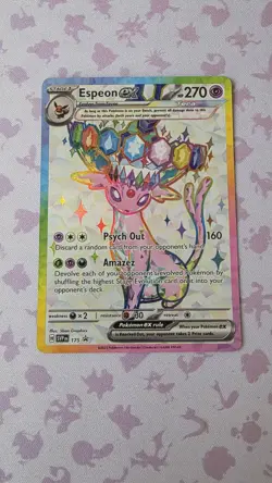 Pokemon TCG Espeon EX Promo SVP 175 NM - Image 1