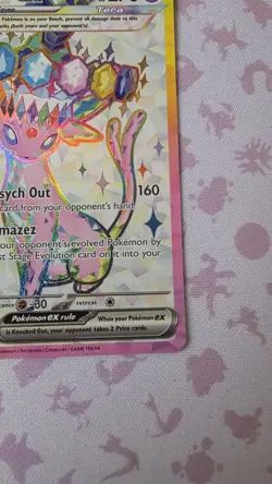 Pokemon TCG Espeon EX Promo SVP 175 NM - Image 5