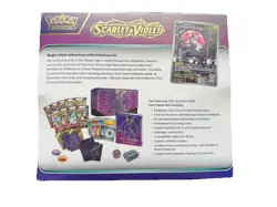 NEW Pokemon TCG: Scarlet and Violet Elite Trainer Box - Miraidon Purple SEALED - Image 2