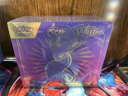 Pokemon Scarlet & Violet Base Miraidon Purple Elite Trainer Box Read Description - Image 1