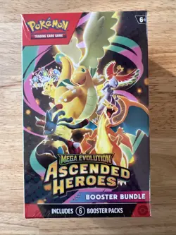 Pokemon Mega Evolution ASCENDED HEROES BOOSTER BUNDLE BOX - Image 1