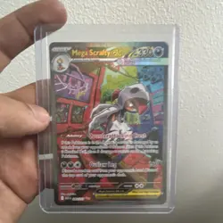 Pokemon Mega Scrafty EX 285/217 Full Art Holo 330 HP Dark Stage 1 - Image 1
