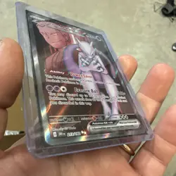 Pokemon TCG Team Rockets Mewtwo EX 213/182 Full Art Destined Rivals NM+ - Image 2