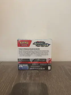 Pokemon Scarlet And Violet Journey Together Full Booster Box - Side tear on seal - Image 2