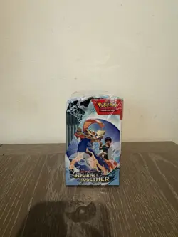 Pokemon Scarlet And Violet Journey Together Full Booster Box - Side tear on seal - Image 4