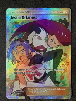Pokemon TCG Jessie & James Trainer Full Art Ultra Rare 68/68 Hidden Fates NM - Image 1