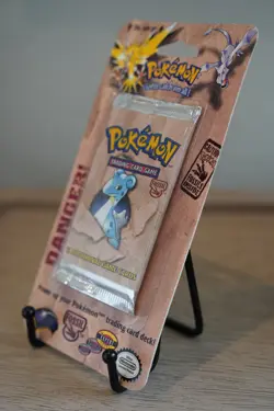 34.05g Pokemon Fossil Booster Blister Pack Lapras Artwork 1999 WOTC Sealed - Image 4