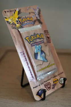 34.05g Pokemon Fossil Booster Blister Pack Lapras Artwork 1999 WOTC Sealed - Image 5