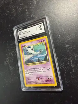 CGC 8 Pokemon Lugia 20/64 Neo Revelation Rare English 2001 Vintage NM - Image 3