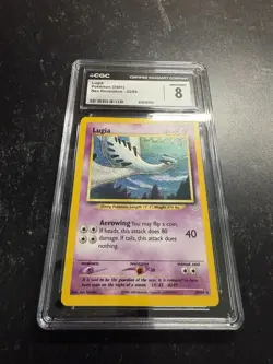 CGC 8 Pokemon Lugia 20/64 Neo Revelation Rare English 2001 Vintage NM - Image 4
