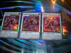 3x Scarred Dragon Archfiend 1st Edition Super Rare RA05-EN044 Yu-Gi-Oh! - Image 1