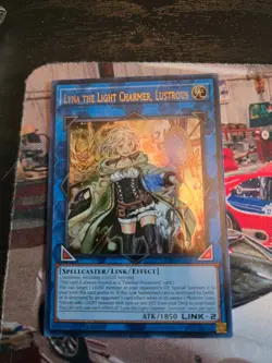 Yu-Gi-Oh! Lyna the Light Charmer, Lustrous (UR) RA04-EN081 Quarter Century Stamp - Image 1