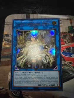 Yu-Gi-Oh! Lyna the Light Charmer, Lustrous (UR) RA04-EN081 Quarter Century Stamp - Image 3