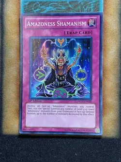 Yugioh Amazoness Shamanism DREV-EN088 Super Rare 1st Ed NM - Image 1