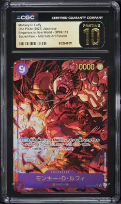 2024 One Piece Emperors In The New World SEC Alt Art Monkey D. Luffy #OP09-119 - Image 1