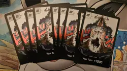 10x Kaido DON!!! OP05 ENGLISH ONE PIECE Awakening of the New Era + SLEEVES - Image 1