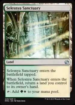 Selesnya Sanctuary FOIL Modern Masters 2015 NM Land Uncommon MTG CARD ABUGames - Image 1