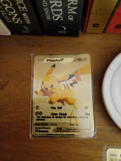 Pikachu V and V Max Metal Collecters Cards (2) Sealed In Plastic Case Pokemon - Image 3