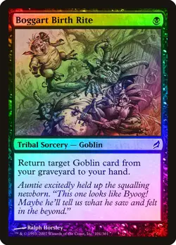 Boggart Birth Rite FOIL Lorwyn NM Black Common MAGIC GATHERING CARD ABUGames - Image 1