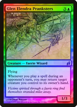 Glen Elendra Pranksters FOIL Lorwyn NM Blue Uncommon MAGIC MTG CARD ABUGames - Image 1