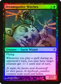 Dreamspoiler Witches FOIL Lorwyn NM Black Common MAGIC GATHERING CARD ABUGames - Image 1