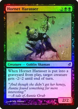 Hornet Harasser FOIL Lorwyn NM Black Common MAGIC THE GATHERING CARD ABUGames - Image 1