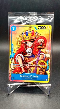 Monkey.D.Luffy - SEALED PROMO - One Piece Promotion Cards - 3 PACK - P-043- - Image 4