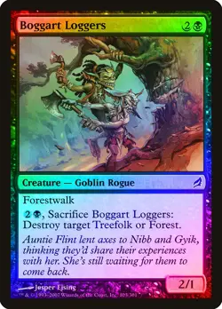 Boggart Loggers FOIL Lorwyn NM Black Common MAGIC THE GATHERING CARD ABUGames - Image 1