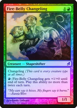 Fire-Belly Changeling FOIL Lorwyn NM Red Common MAGIC GATHERING CARD ABUGames - Image 1