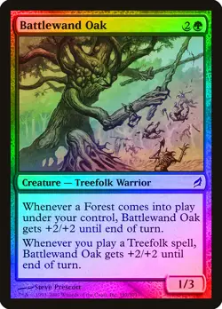 Battlewand Oak FOIL Lorwyn NM Green Common MAGIC THE GATHERING CARD ABUGames - Image 1