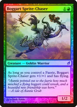 Boggart Sprite-Chaser FOIL Lorwyn NM Red Common MAGIC GATHERING CARD ABUGames - Image 1