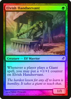 Elvish Handservant FOIL Lorwyn NM Green Common MAGIC GATHERING CARD ABUGames - Image 1