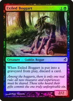 Exiled Boggart FOIL Lorwyn NM Black Common MAGIC THE GATHERING CARD ABUGames - Image 1