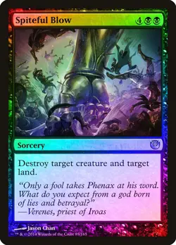 Spiteful Blow FOIL Journey into Nyx NM Black Uncommon MAGIC MTG CARD ABUGames - Image 1