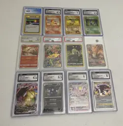 Pokemon Graded Card Lot Vintage Modern Low Grades CGC PSA AGS Garchomp Espeon ➕ - Image 2